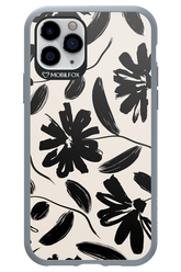 Monochrome Flowerss - Apple iPhone 11 Pro