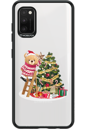 Christmas Bear (Transparent) - Samsung Galaxy A41