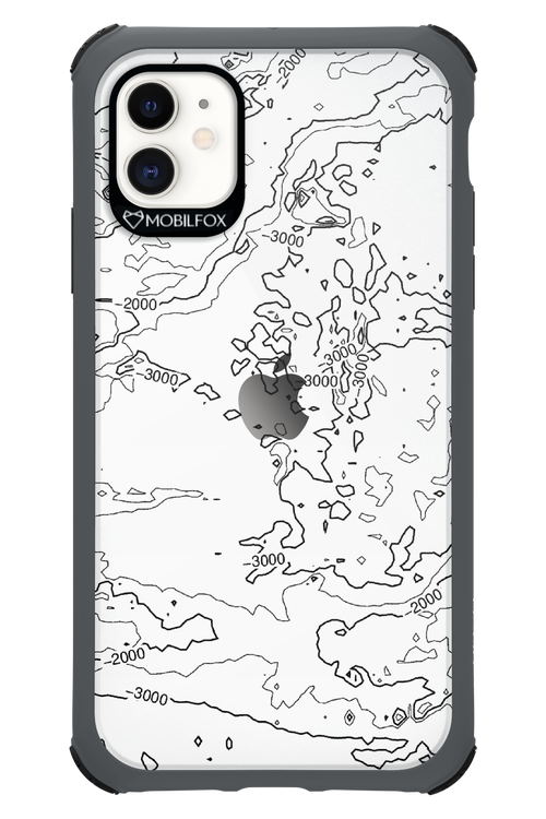 Contour Map - Apple iPhone 11