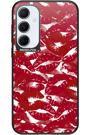 Burgundy and Kiss 2.0 - Samsung Galaxy A55