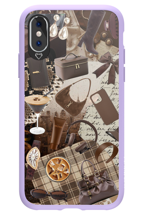 Brown Love - Apple iPhone X