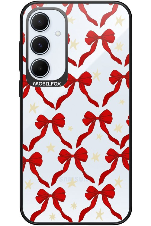 Bow & Stars (Transparent) - Samsung Galaxy A55