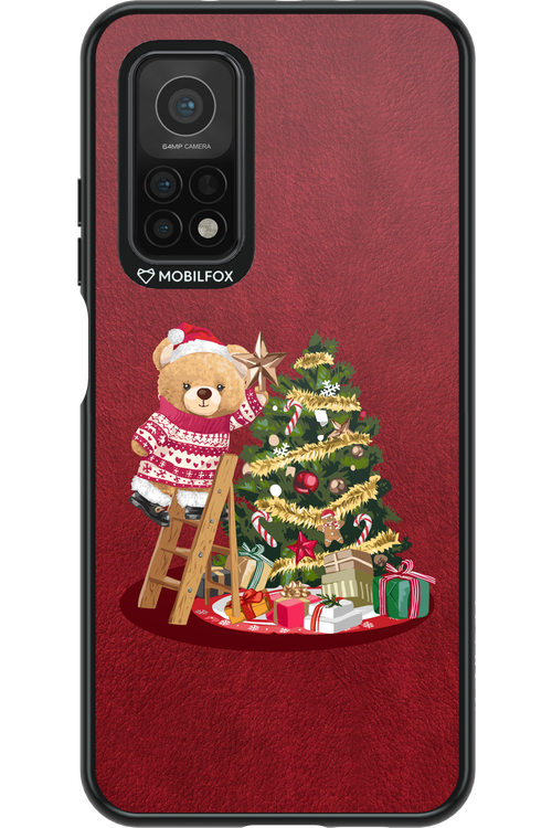 Christmas Bear (Burgundy) - Xiaomi Mi 10T 5G