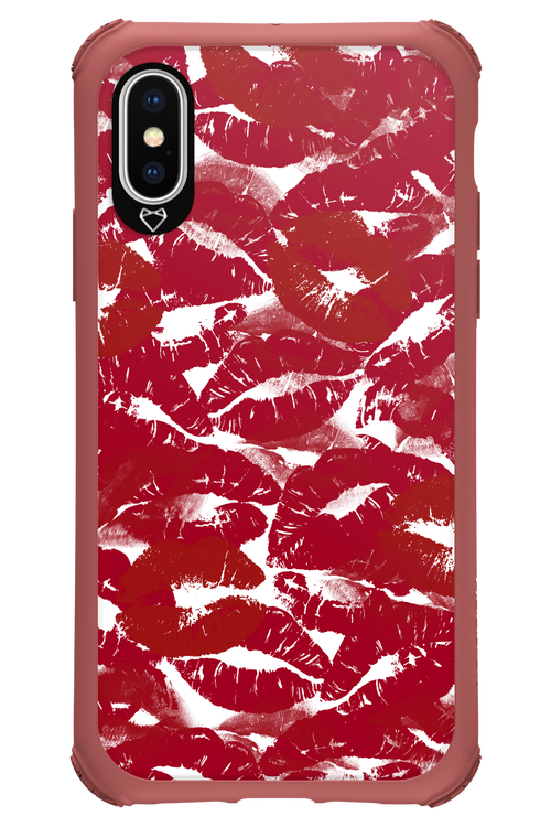 Burgundy and Kiss 2.0 - Apple iPhone X