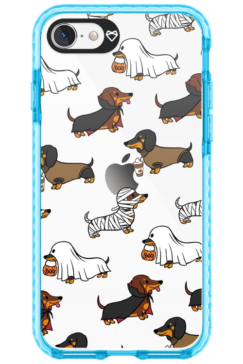 Scary Dachshund (Transparent) - Apple iPhone SE 2022