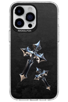 Chrome Crosses - Apple iPhone 14 Pro Max