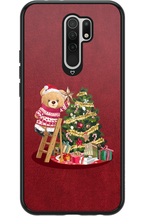 Christmas Bear (Burgundy) - Xiaomi Redmi 9