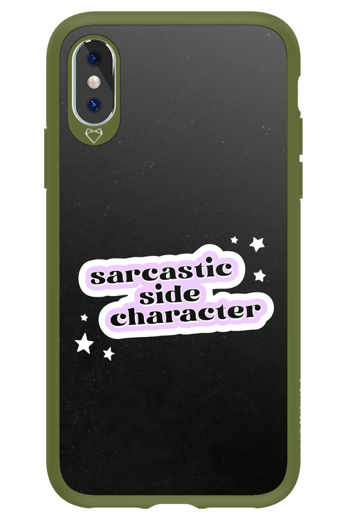 Sarcastic Black - Apple iPhone XS
