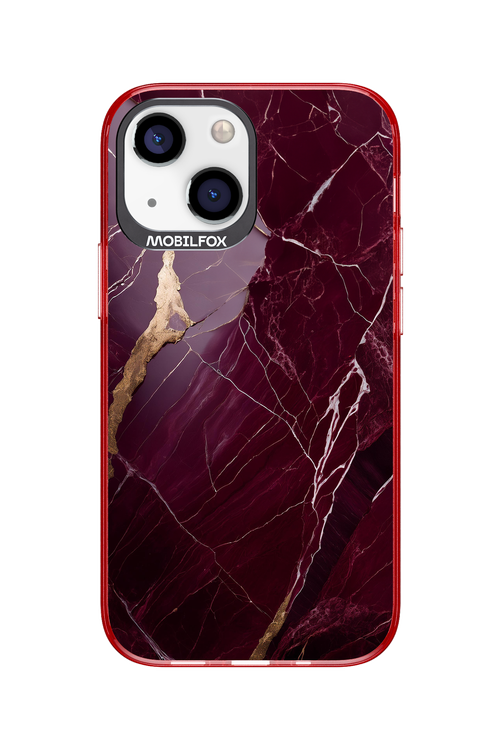 Burgundy Marble - Apple iPhone 13 Mini
