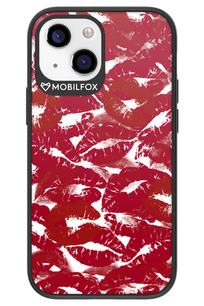 Burgundy and Kiss 2.0 - Apple iPhone 13 Mini