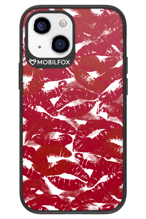 Burgundy and Kiss 2.0 - Apple iPhone 13 Mini