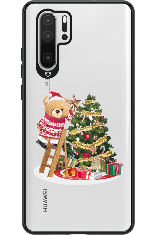 Christmas Bear (Transparent) - Huawei P30 Pro