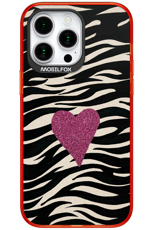 Zebra Heart 2.0 - Apple iPhone 15 Pro Max