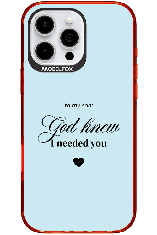 To My Son 2.0 - Apple iPhone 16 Pro Max
