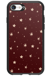 Burgundy Stars - Apple iPhone 8
