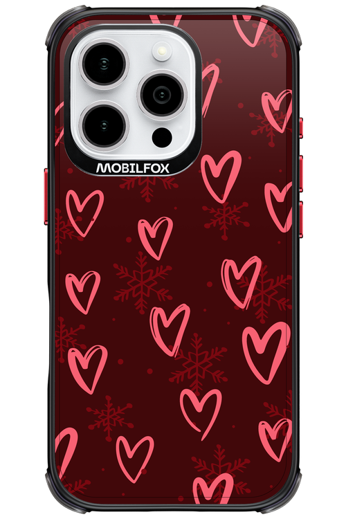 Christmas Hearts - Apple iPhone 16 Pro