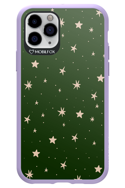 Forest Green Stars - Apple iPhone 11 Pro