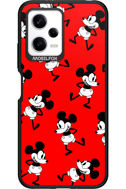 Iconic Mouse (red pattern) - Xiaomi Redmi Note 12 5G