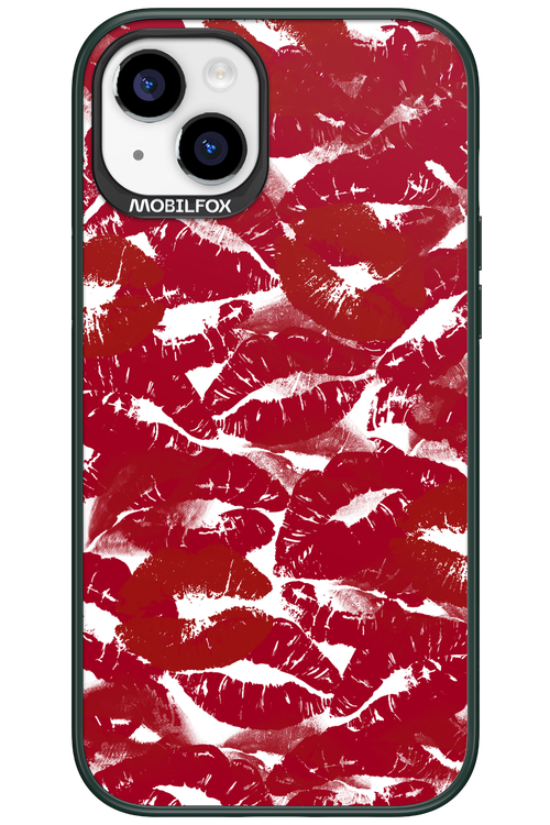Burgundy and Kiss - Apple iPhone 15 Plus