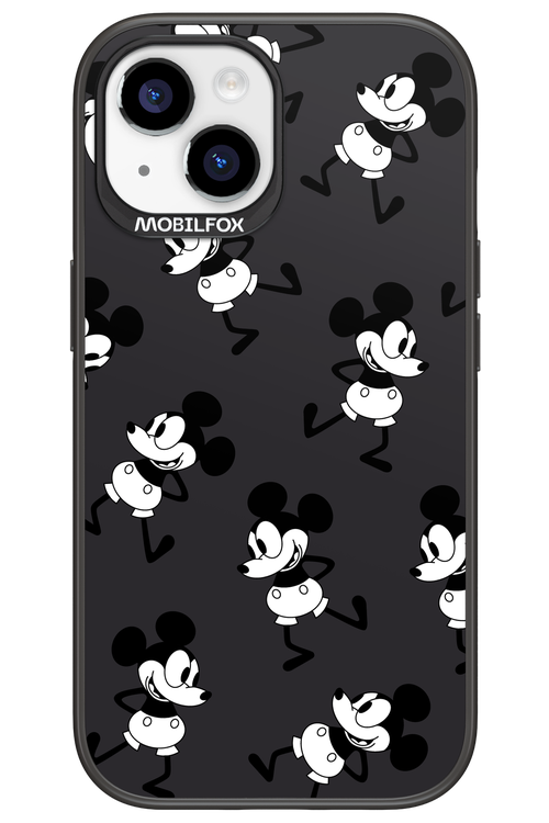 Iconic Mouse (antracite pattern) - Apple iPhone 15