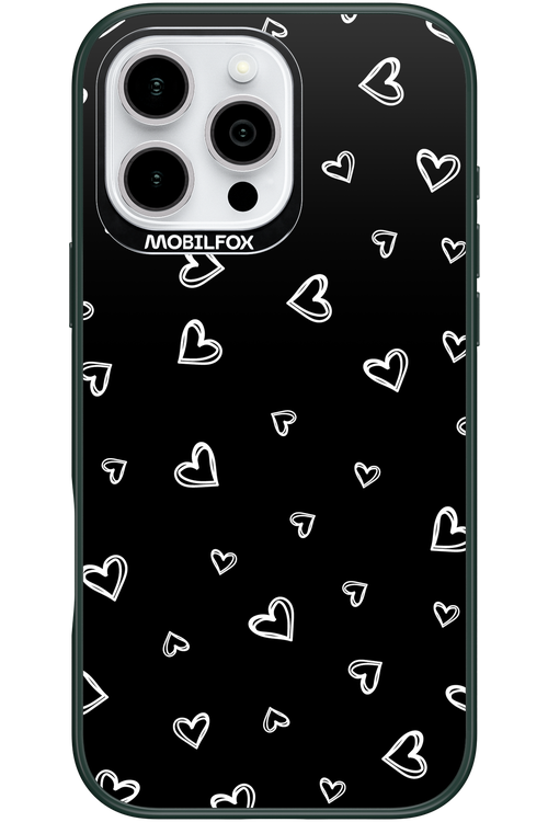 Monochrome Hearts 2.0 - Apple iPhone 16 Pro Max
