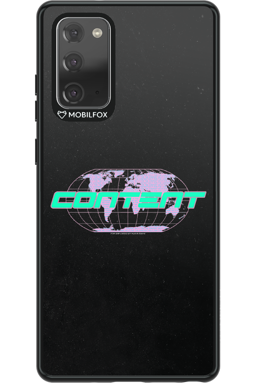 CONTENT 2.0 - Samsung Galaxy Note 20