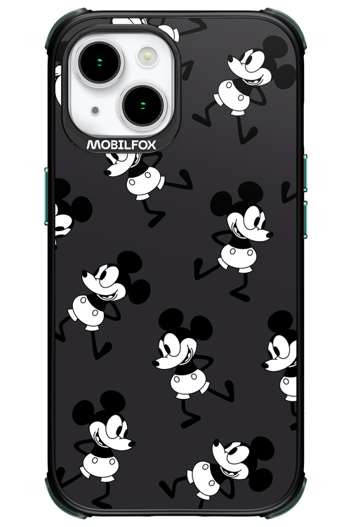 Iconic Mouse (antracite pattern) - Apple iPhone 15