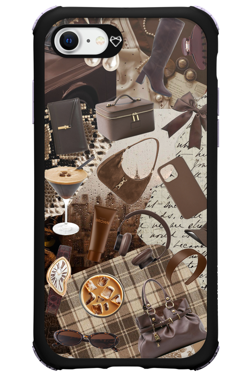 Brown Love - Apple iPhone 8