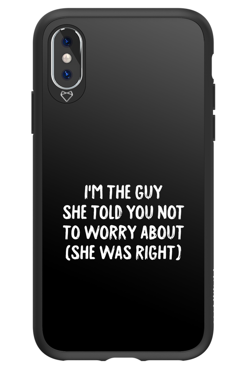 She was right 2.0 - Apple iPhone X