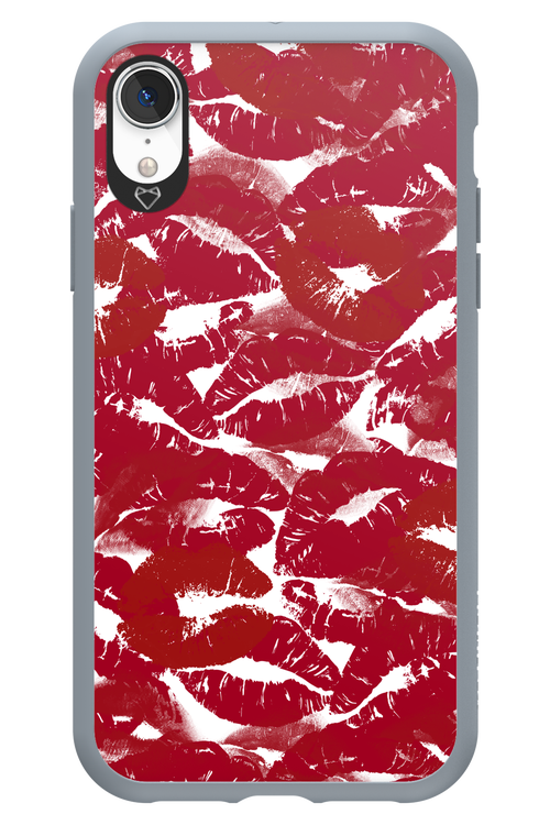Burgundy and Kiss 2.0 - Apple iPhone XR