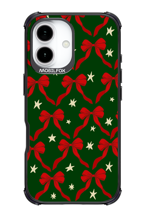 Bow & Stars (Green) - Apple iPhone 17