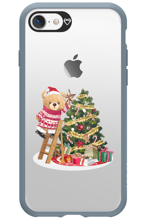 Christmas Bear (Transparent) - Apple iPhone 7