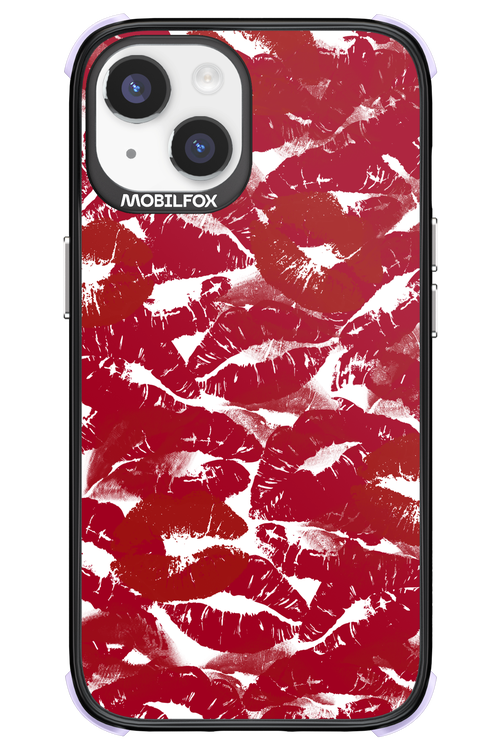 Burgundy and Kiss 2.0 - Apple iPhone 14