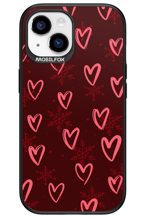 Christmas Hearts - Apple iPhone 15