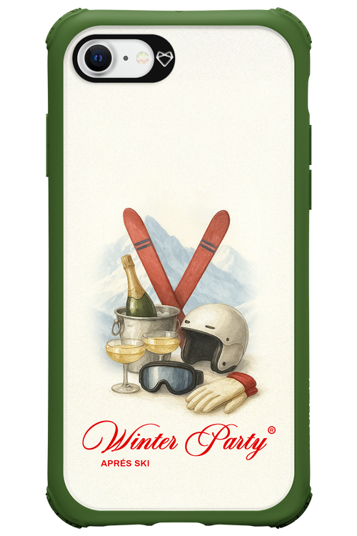 Winter Ski Party - Apple iPhone 8