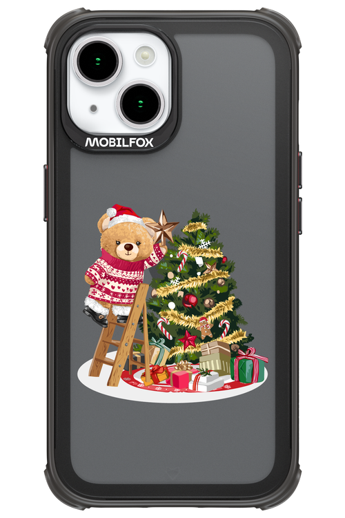 Christmas Bear (Transparent) - Apple iPhone 15