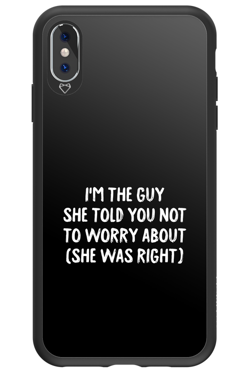 She was right 2.0 - Apple iPhone XS Max