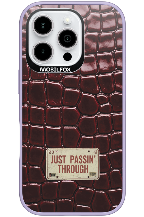 Just passin through 2.0 - Apple iPhone 16 Pro
