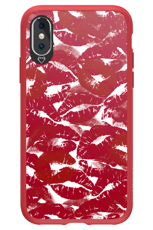 Burgundy and Kiss 2.0 - Apple iPhone X
