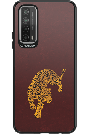 Burgundy Leopard - Huawei P Smart 2021