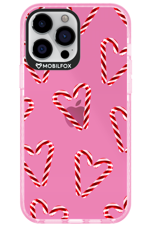 Candy Cane Hearts - Apple iPhone 13 Pro Max