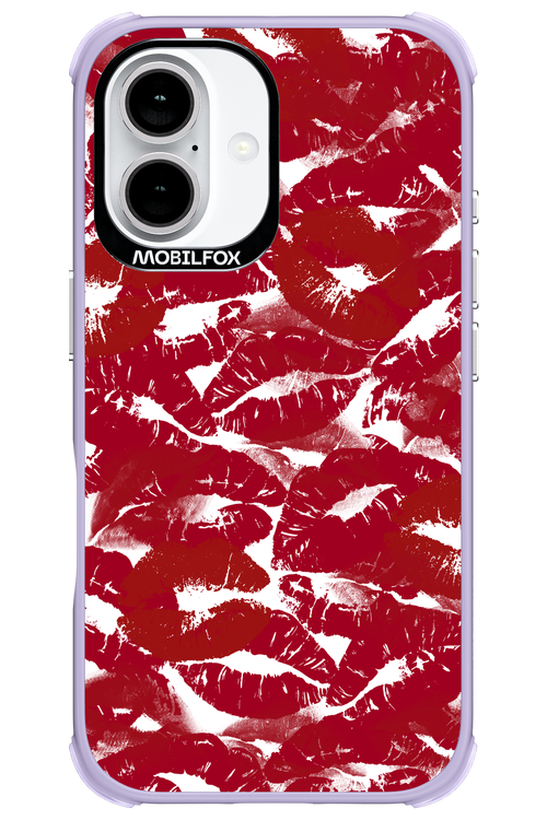 Burgundy and Kiss 2.0 - Apple iPhone 16