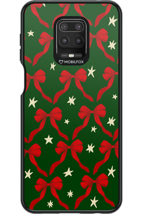 Bow & Stars (Green) - Xiaomi Redmi Note 9 Pro