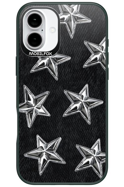 Chrome Stars - Apple iPhone 16 Plus