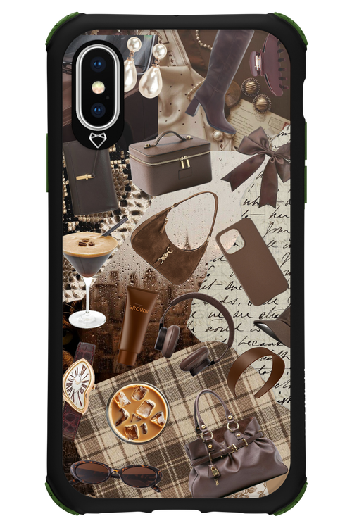 Brown Love - Apple iPhone X