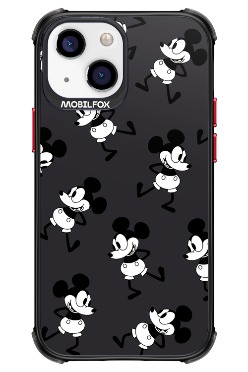 Iconic Mouse (antracite pattern) - Apple iPhone 13 Mini