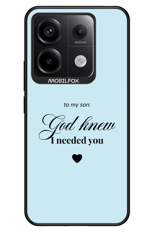 To My Son 2.0 - Xiaomi Redmi Note 13 Pro 5G