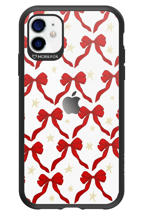 Bow & Stars (Transparent) - Apple iPhone 11