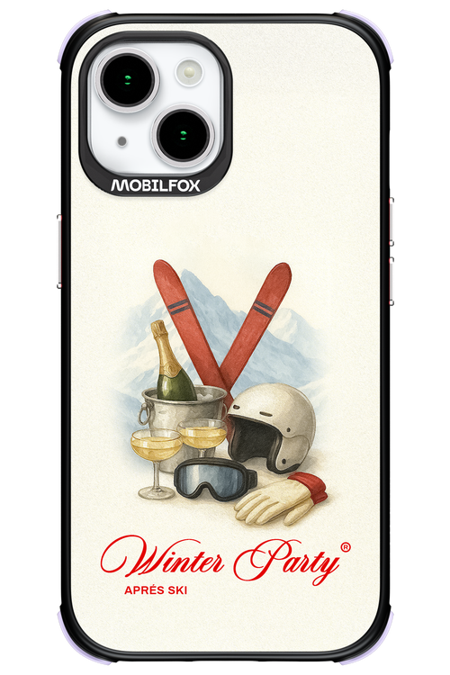 Winter Ski Party - Apple iPhone 15