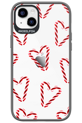 Candy Cane Hearts - Apple iPhone 14 Plus